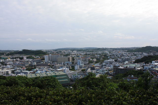 特別名勝・識名園・勧耕台からの沖縄本島の眺めの写真の写真