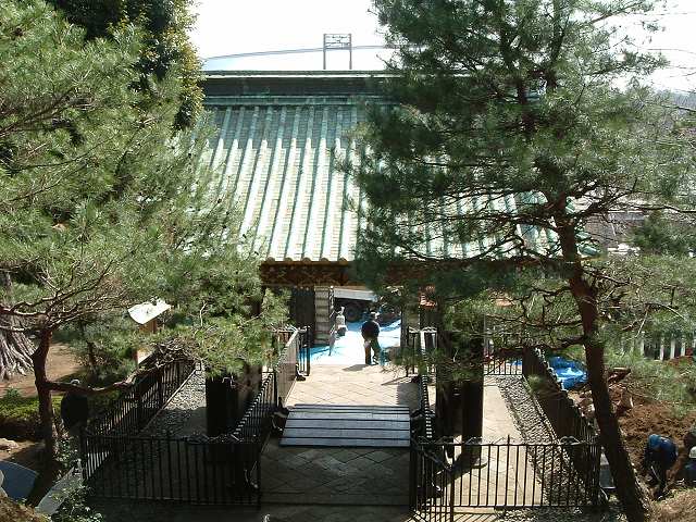 重要文化財・旧台徳院霊廟勅額門の写真の写真