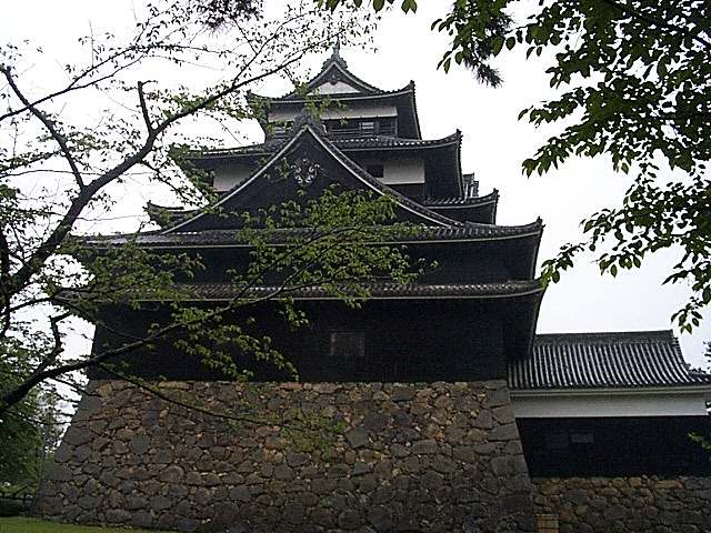国宝・松江城天守閣の写真の写真
