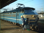 準備中の機関車「EF66」