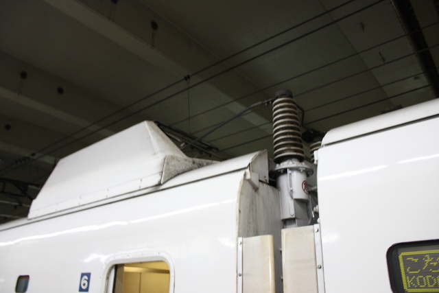 新幹線１００系・連結部分の写真の写真
