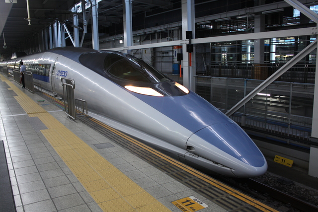 500系・進行方向側の先頭車の写真の写真