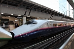 新幹線E2系1000番台・帯は全てピンク色