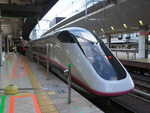 新幹線E3系・ホーム側から見た