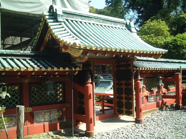 重要文化財・久能山東照宮東門の写真の写真