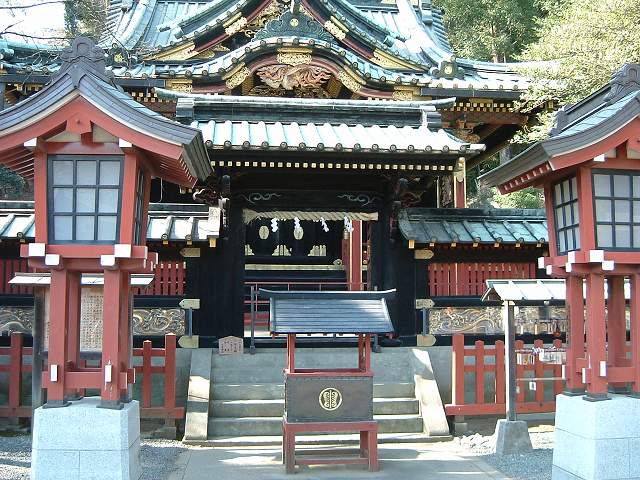 重要文化財・神部神社浅間神社境内社八千戈神社中門の写真の写真