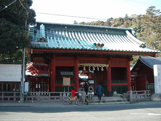 重要文化財・神部神社浅間神社総門の写真の写真
