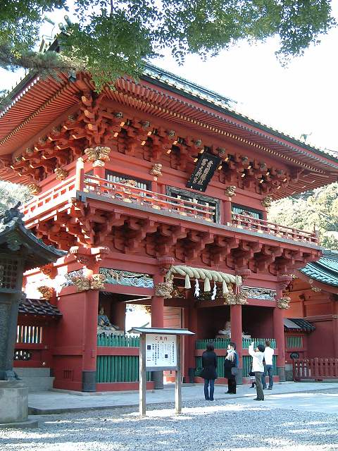重要文化財・神部神社浅間神社楼門の写真の写真