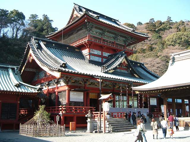 重要文化財・神部神社浅間神社拝殿の写真の写真