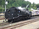 蒸気機関車(SL)のC11 312・斜め後ろ姿