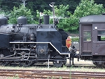 蒸気機関車(SL)のC11 312・前方従台車
