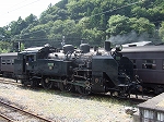 蒸気機関車(SL)のC11 190・斜め前方