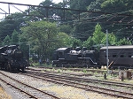 蒸気機関車(SL)のC11 190・後方にC11 312号機