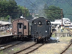 蒸気機関車(SL)のC11 227・千頭駅