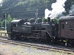 蒸気機関車(SL)のC11 227・ボイラーを客車側に連結