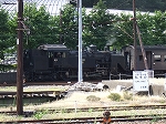蒸気機関車(SL)のC11 190・奥でひっそり待機中