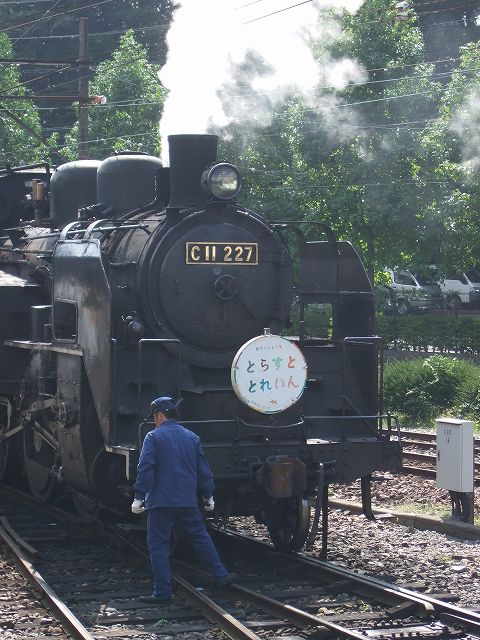 蒸気機関車(SL)のC11 227・の写真の写真