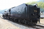 蒸気機関車C57 180号機・後ろから見た炭水車