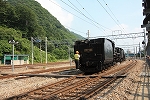 蒸気機関車C57 180号機・入れ替え作業中
