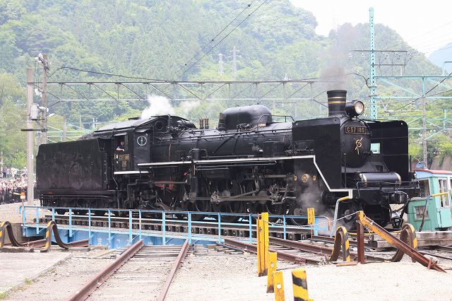 蒸気機関車C57 180号機・止まらずに回転し続けた…の写真の写真