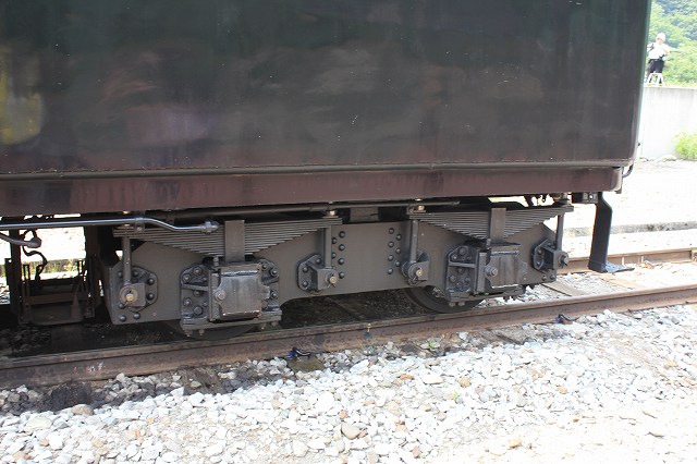蒸気機関車C57 180号機・C57 180号機・炭水車後列の台車の写真の写真