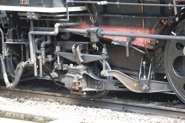 蒸気機関車C57 180号機・後方の従台車の写真の写真