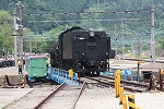 蒸気機関車C61 20号機・転車台進入開始