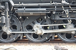 蒸気機関車C61 20号機・真ん中の動輪