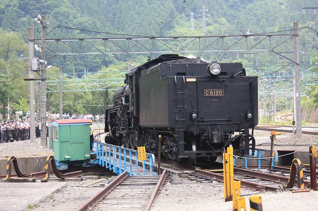 蒸気機関車C61 20号機・1回転完了の写真の写真
