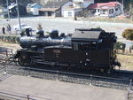 蒸気機関車(SL)・茂木駅2階から見るC12 66号機