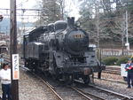 蒸気機関車(SL)のC10・入れ替えの光景