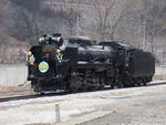 蒸気機関車(SL)のD51 ２５