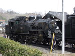 蒸気機関車(SL)のC11 325・斜め前の姿