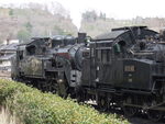 蒸気機関車(SL)・前はC12 66号機・後ろはC11 325号機