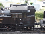 蒸気機関車(SL)のC12・タンク部分から石炭が見える