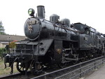 蒸気機関車(SL)のC12 66・斜め横の姿