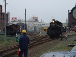 蒸気機関車(SL)のC12・入れ替え風景