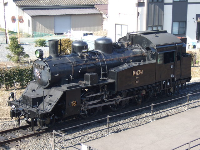 蒸気機関車(SL)のC12・ベストショットの写真の写真