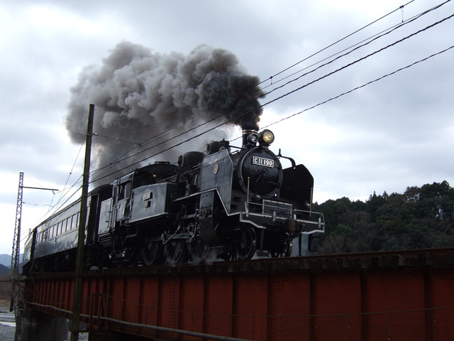 蒸気機関車(SL)のC11 190の写真の写真