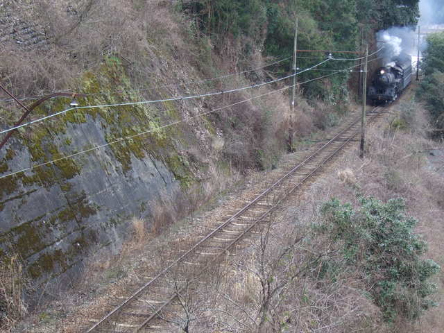 蒸気機関車(SL)のC10・やってくるSLの写真の写真