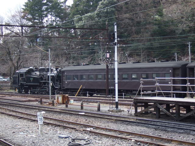 蒸気機関車(SL)のC11 190・後進用連結の写真の写真