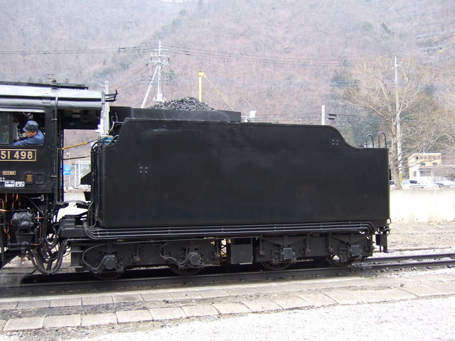 蒸気機関車(SL)のD51・テンダーの写真の写真