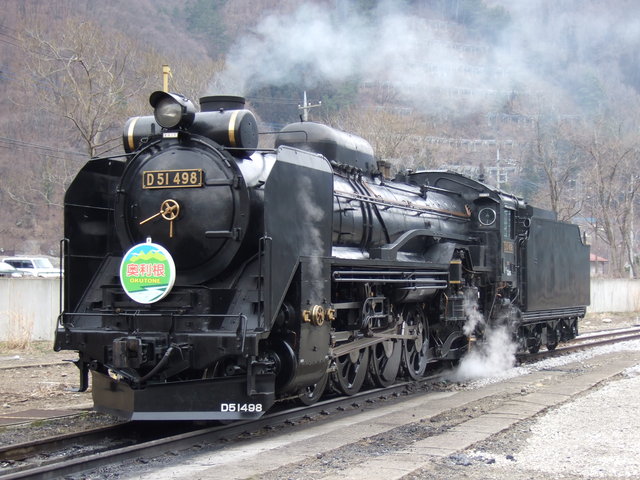 蒸気機関車(SL)のD51 １２の写真の写真