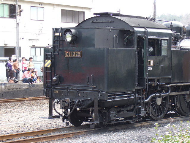 蒸気機関車(SL)のC11 325・タンク部分の写真の写真