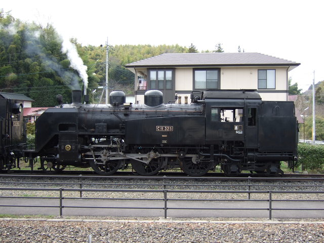 蒸気機関車(SL)・真横から見るC11 325号機の写真の写真