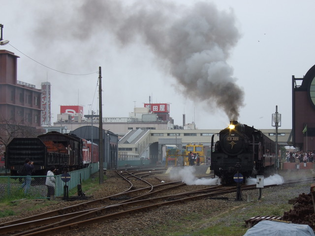 蒸気機関車(SL)のC11 325・下館駅に向かう帰路の写真の写真