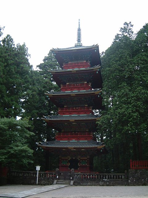 世界遺産・日光の社寺・東照宮五重塔の写真の写真
