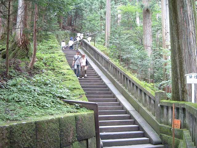 世界遺産・日光の社寺・東照宮奥社石柵の写真の写真
