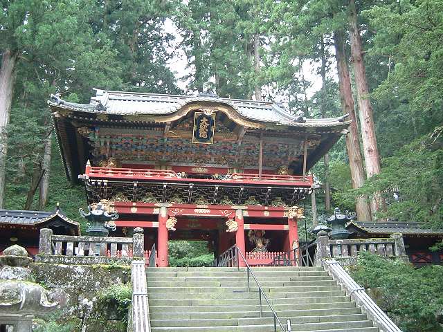 世界遺産・日光の社寺・輪王寺大猷院霊廟二天門の写真の写真