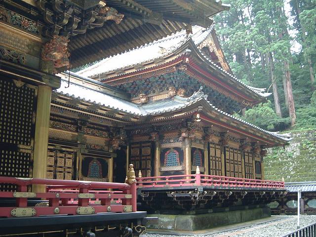 世界遺産・日光の社寺・輪王寺大猷院霊廟本殿相の間拝殿の写真の写真